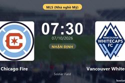 Nhận định Chicago Fire vs Vancouver Whitecaps: Hứa hẹn màn đôi công