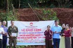Lâm Đồng xây dựng 15 nhà Đại đoàn kết cho hộ nghèo ở Quảng Trực