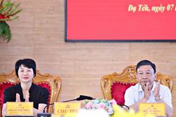 Thường trực Tỉnh ủy Lâm Đồng làm việc với 7 xã khu vực Đạ Tẻh, Đạ Huoai, Cát Tiên