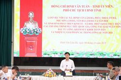 Các xã thuộc Tổ công tác số 6 Lâm Đồng giải ngân vốn đầu tư công đạt 70%