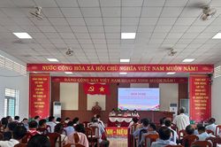 Cử tri Quảng Phú nêu 43 nội dung kiến nghị