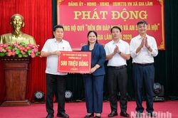 Ninh Bình: Phát động đợt vận động xây dựng Quỹ “An sinh xã hội” năm 2026