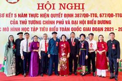 Tuyên Quang có 10 tập thể, cá nhân được tuyên dương, khen thưởng mô hình học tập tiêu biểu toàn quốc