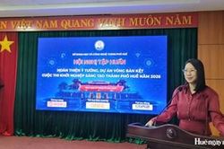 Tập huấn hoàn thiện ý tưởng, dự án thi vòng Bán kết Cuộc thi Khởi nghiệp sáng tạo thành phố Huế