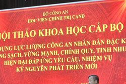 Xây dựng lực lượng CAND đặc khu vững mạnh, hiện đại, quản trị hiệu quả các thách thức về an ninh