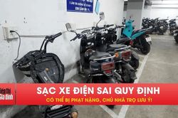 Bố trí sạc xe điện sai quy định có thể bị phạt tới 50 triệu