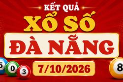XSDNA 7/10 - Kết quả xổ số Đà Nẵng hôm nay ngày 7 tháng 10