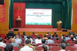 Xã Sóc Sơn bồi dưỡng nghiệp vụ công tác dân vận cho hơn 300 cán bộ cơ sở
