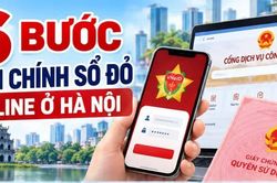 6 bước nộp hồ sơ đính chính sổ đỏ online ở Hà Nội
