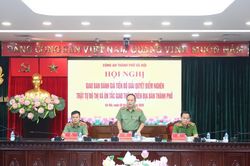 Giám đốc Công an Hà Nội: Để vi phạm trật tự đô thị tái diễn, người đứng đầu phải chịu trách nhiệm