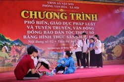 Phú Thọ: Nật Sơn đưa pháp luật đến gần dân bằng sân khấu hóa