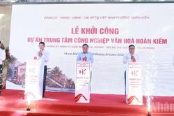 Khởi công xây dựng Trung tâm Công nghiệp văn hóa đầu tiên của Hà Nội