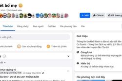 Chiếm quyền nhóm Facebook 'Thông tin lịch tàu đảo Cồn Cỏ', đổi tên thành 'Con ghét bố mẹ'
