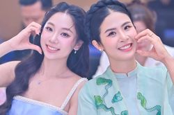 Các cô gái Hoa hậu Việt Nam trình diễn áo dài tôn vinh các miền di sản