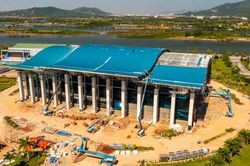 Quảng Ninh 'hồi sinh' Nhà thi đấu dưới nước sau bão Yagi
