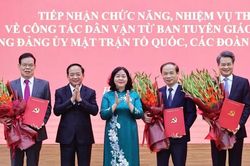 Trung ương đồng ý chủ trương đổi tên Đảng ủy MTTQ, các đoàn thể Trung ương
