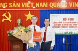 Bổ nhiệm Giám đốc Bệnh viện Đa khoa Y Dược cổ truyền - Phục hồi chức năng An Giang