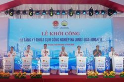 Thanh Hóa khởi công cụm công nghiệp Hà Long I mức đầu tư 500 tỷ đồng