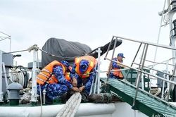 Vùng Cảnh sát biển 2 sẵn sàng ứng phó thiên tai, cứu hộ mùa bão lũ