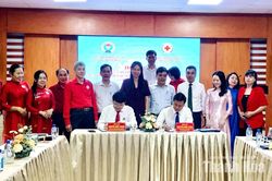 Ký kết chương trình phối hợp hoạt động giữa Liên minh HTX tỉnh và Hội Chữ thập đỏ tỉnh