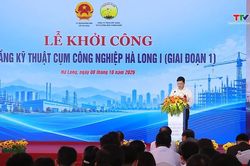 Bản tin Thời sự tối 8/10/2026: Khởi công Hạ tầng kỹ thuật Cụm công nghiệp Hà Long I, giai đoạn I