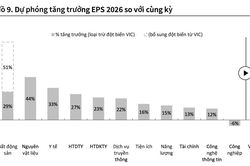 Dự báo tăng trưởng EPS toàn thị trường tăng 33% trong năm 2026