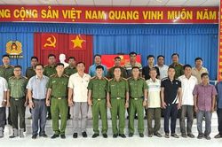 Công an xã Ô Lâm đưa bộ phận tiếp nhận thủ tục vào hoạt động