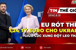 Bản tin thế giới ngày 8-10: EU rót thêm 1,24 tỷ euro cho Ukraine giữa lúc xung đột leo thang