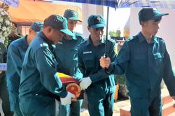 Xã Tuy Phước Đông tổ chức trọng thể lễ truy điệu, an táng hài cốt liệt sĩ