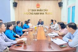 Công đoàn phường Nam Nha Trang tổ chức họp liên tịch với UBND phường