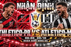 Nhận định bóng đá Athletico-PR vs Atletico-MG: Chủ nhà đua top 3, khách quyết đòi nợ