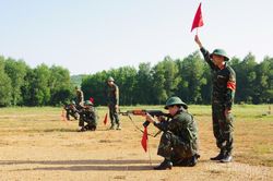Kiểm tra bắn súng đối với cán bộ, quân nhân chuyên nghiệp