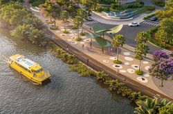 Palm City khởi công công viên và đường chạy bộ ven sông