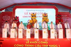 Quảng Ngãi khởi công xây mới cầu Trà Khúc 1