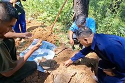 Gia Lai: Quy tập 3 hài cốt cùng mảnh tăng bộ đội tại vườn rẫy người dân