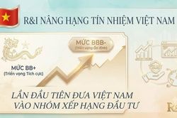 R&I nâng hạng tín nhiệm, đưa Việt Nam vào nhóm xếp hạng đầu tư
