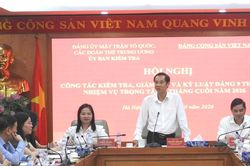 Kiểm tra 72 tổ chức đảng và đảng viên, 4 trường hợp phải xử lý kỷ luật