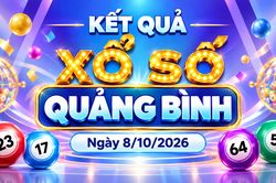 XSQB 8/10 - Kết quả xổ số Quảng Bình hôm nay 8/10/2026