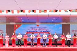 Phú Nghĩa khánh thành công trình trường học chào mừng Ngày Giải phóng Thủ đô