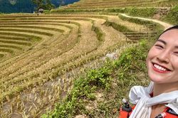 Á hậu Hoàng Oanh có trải nghiệm đáng nhớ ở Mù Cang Chải