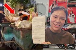Quán ăn ở TP.HCM bới tung 3 thùng rác tìm phong bì tiền cho du khách Singapore