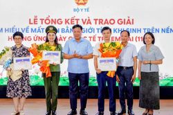 Bộ Y tế trao giải cuộc thi tìm hiểu về mất cân bằng giới tính khi sinh