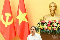 [Ảnh] Chủ tịch Quốc hội Trần Thanh Mẫn chủ trì Hội nghị Ban Chấp hành Đảng bộ Quốc hội