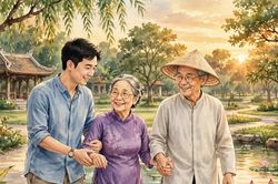 Báo hiếu thế nào để cha mẹ hạnh phúc tuổi già?