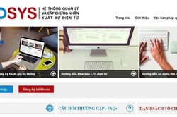 Đẩy mạnh số hóa cấp C/O trên hệ thống eCoSys