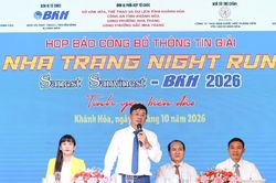 Hơn 4.000 vận động viên dự kiến tham gia giải chạy đêm tại Nha Trang