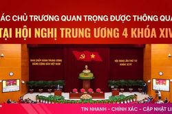 [Infographic] Các chủ trương quan trọng được thông qua tại Hội nghị Trung ương 4 khóa XIV