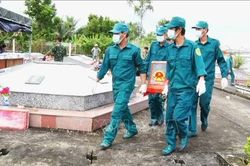 An Giang vượt tiến độ, hoàn thành lấy mẫu hơn 15.000 phần mộ liệt sĩ