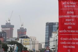 TP Hồ Chí Minh điều chỉnh giao thông nhiều tuyến đường từ ngày 10/10