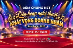 Đêm chung kết Liên hoan nghệ thuật “Khát vọng doanh nhân” lần thứ V năm 2026